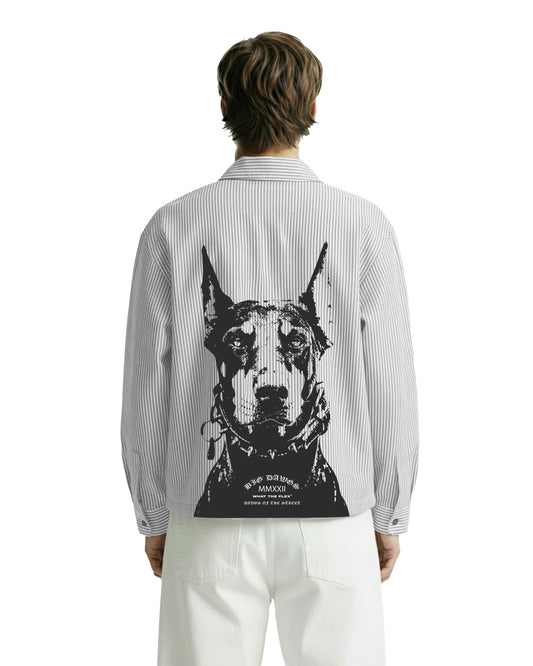 Big Dawgs Grey Striped Shirt