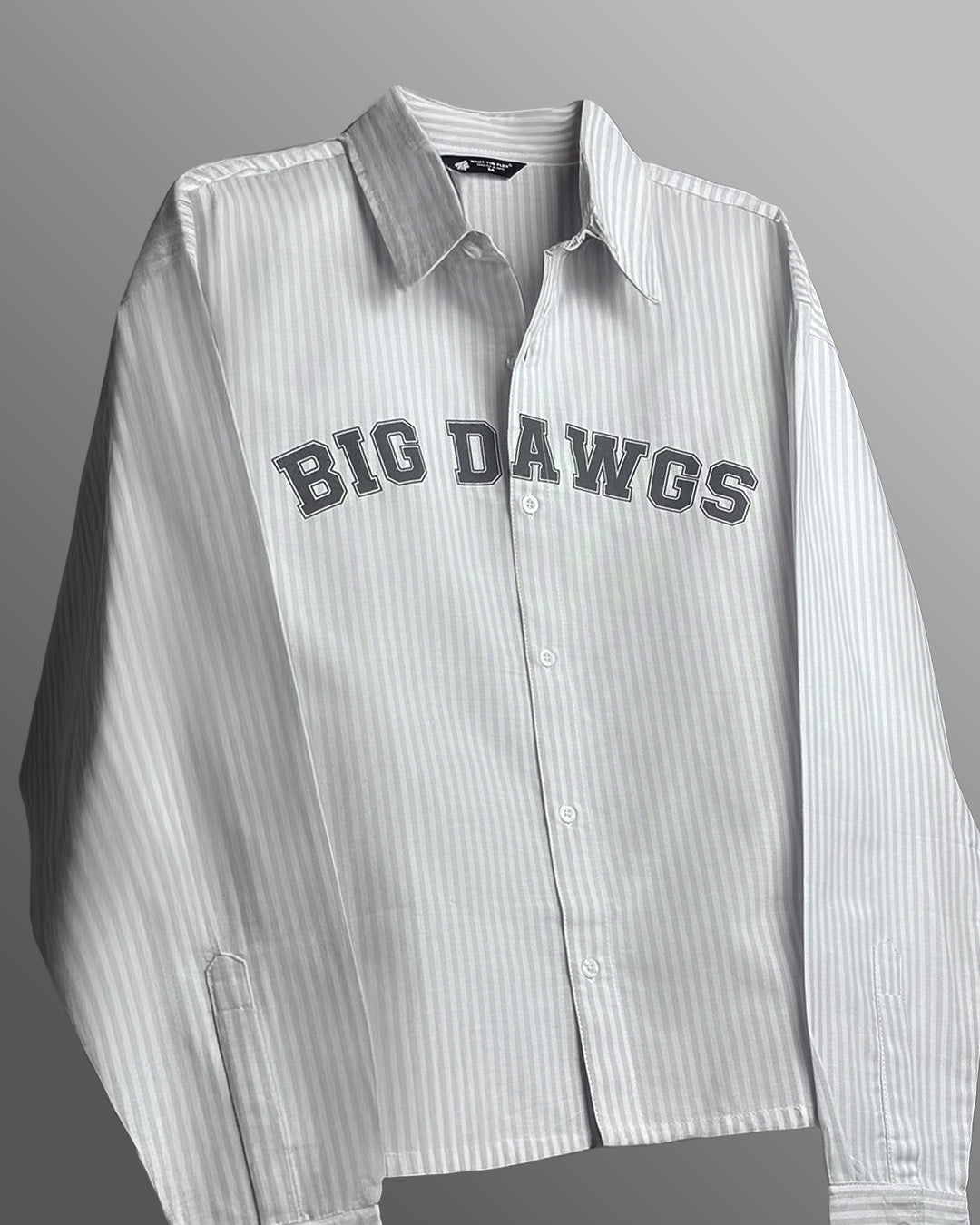 Big Dawgs Grey Striped Shirt