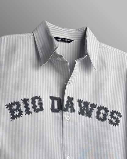 Big Dawgs Grey Striped Shirt