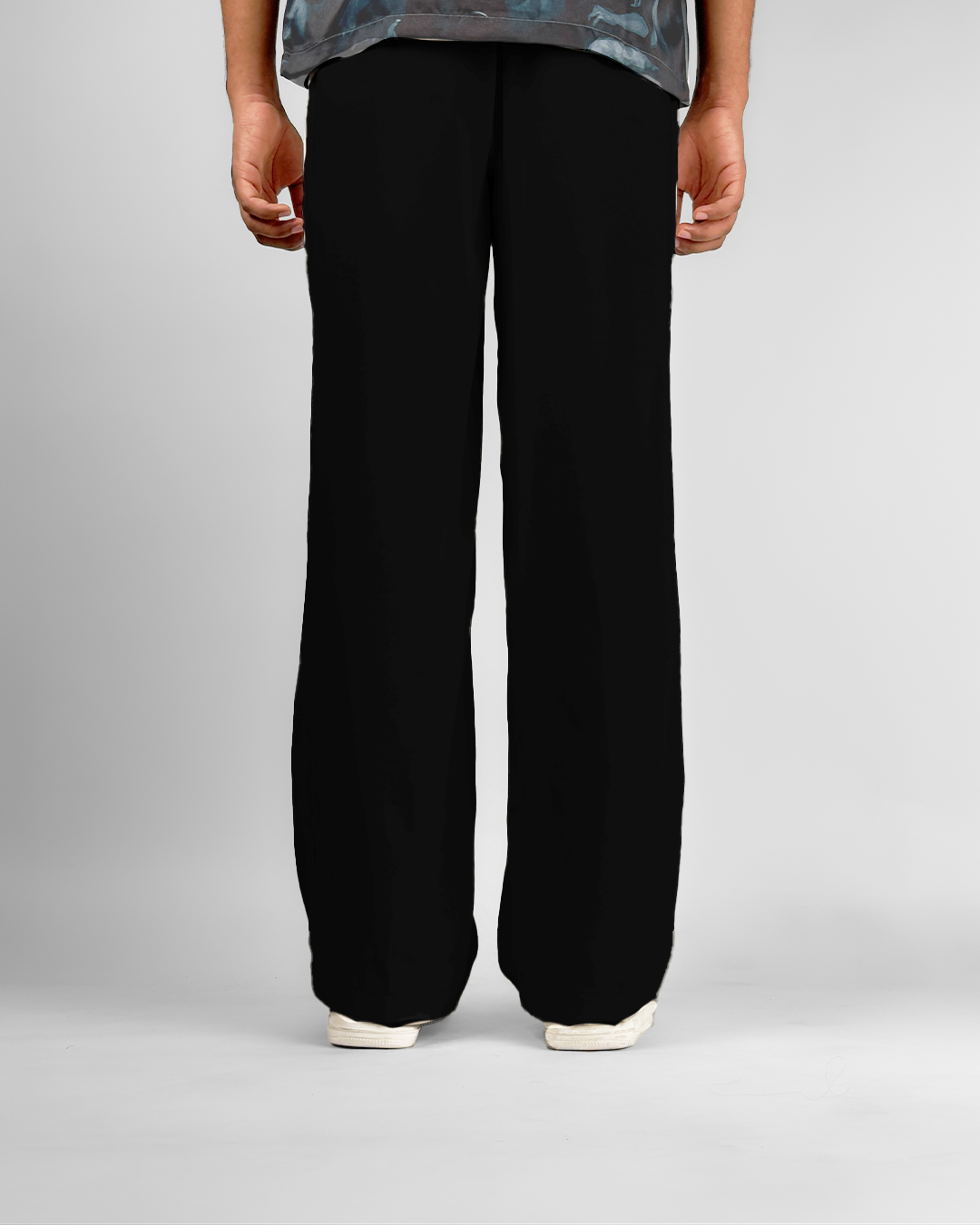 Classic Black Korean Pants