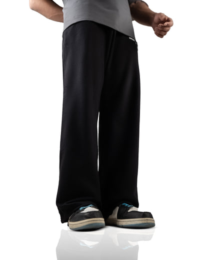 Black Essential Cotton Pants