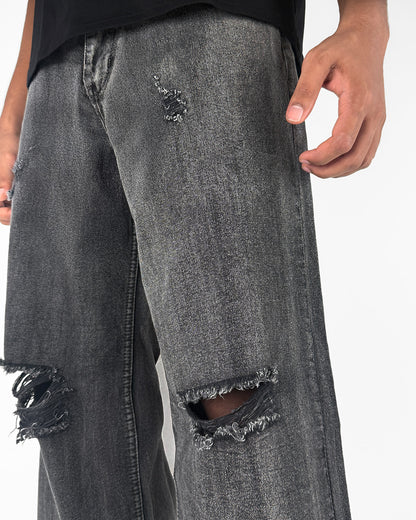 Black Rugged Jeans