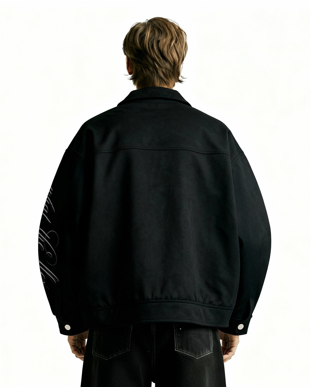 HUMAN MADE BLACK SUEDE JACKET