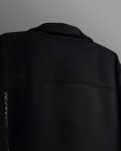 HUMAN MADE BLACK SUEDE JACKET