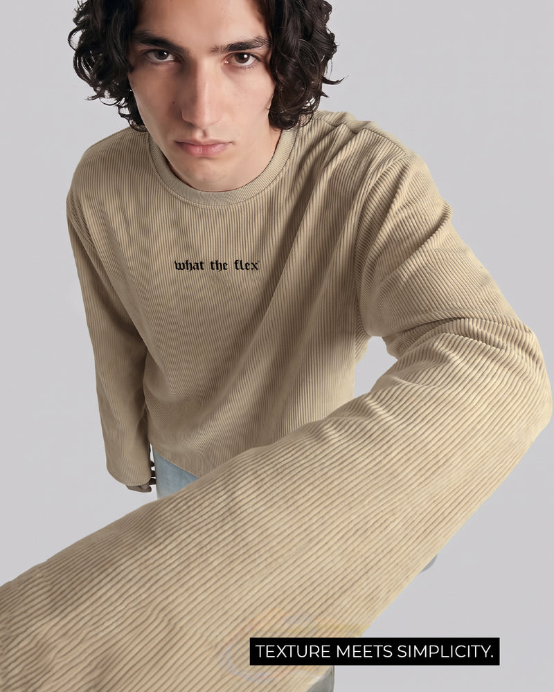 Blank State Full Sleeves Ribbed T-Shirt