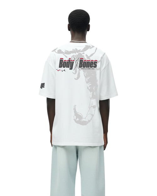 Body Bones Heavyweight White T-shirt
