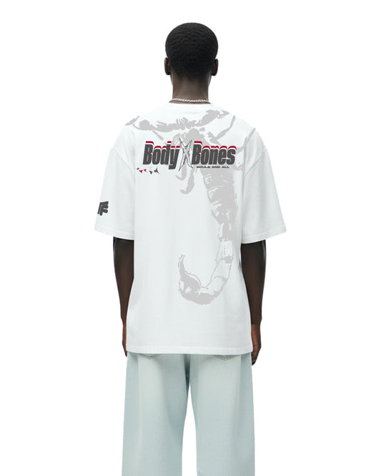 Body Bones Heavyweight White T-shirt