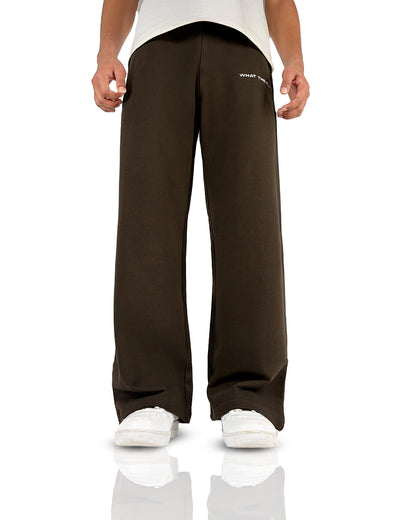 Brown essential cotton Pants