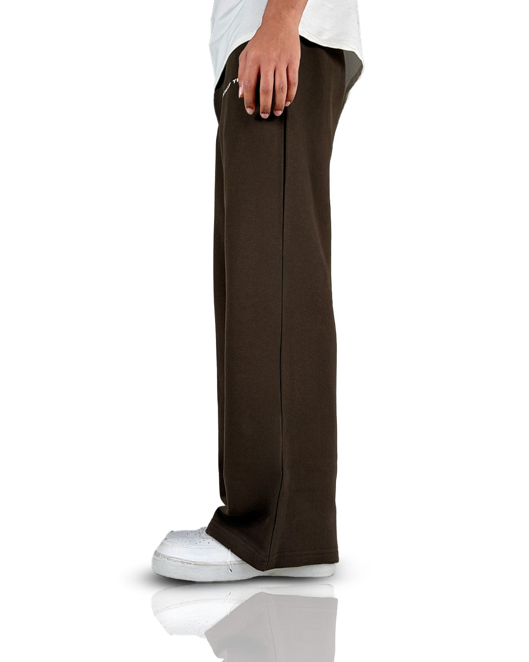 Brown essential cotton Pants