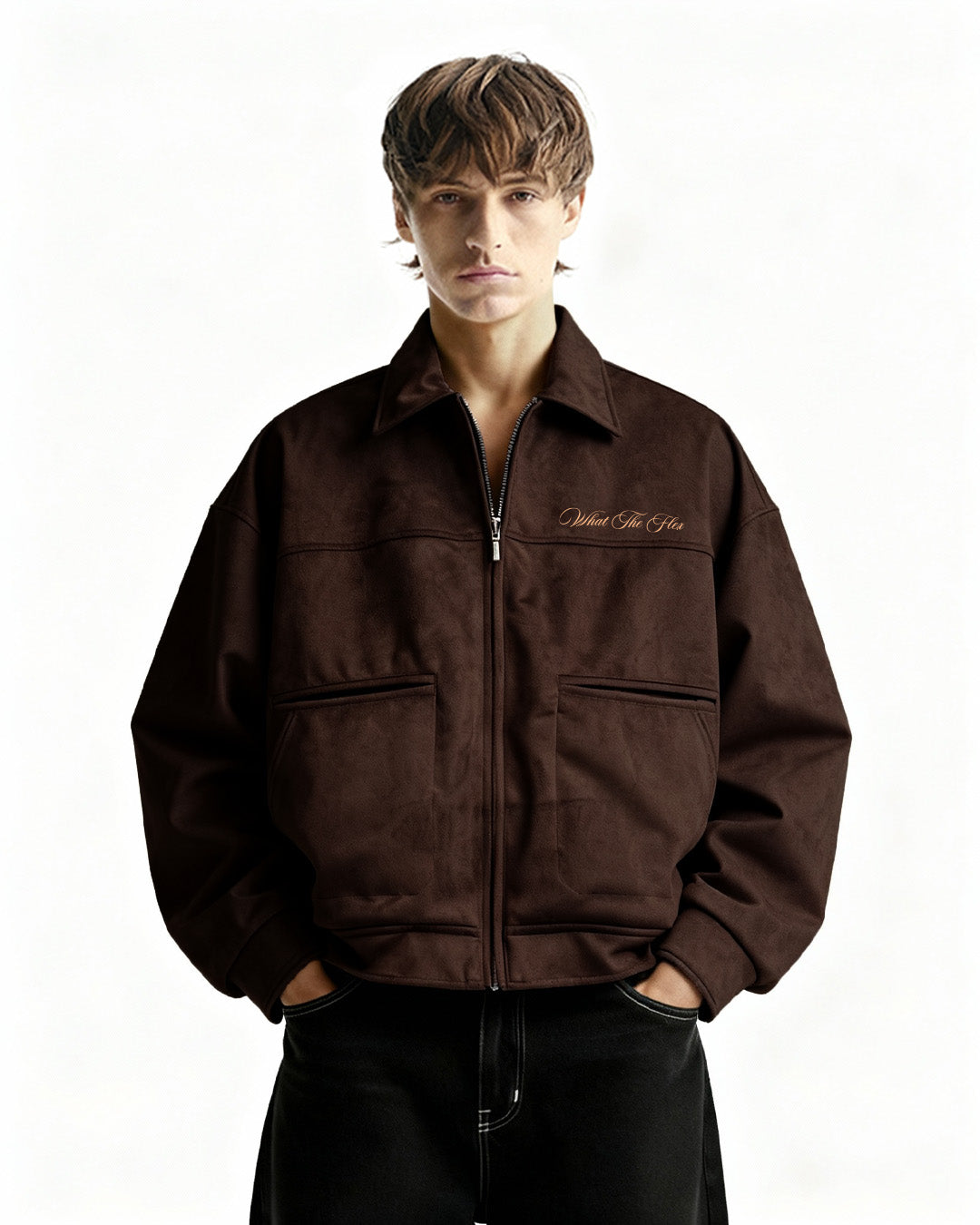 Wild Child Brown Suede Jacket - Image 1