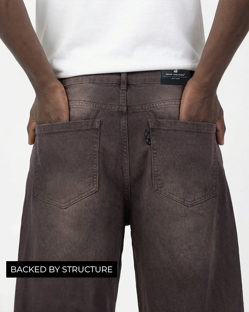 Vintage Brown Baggy Jeans