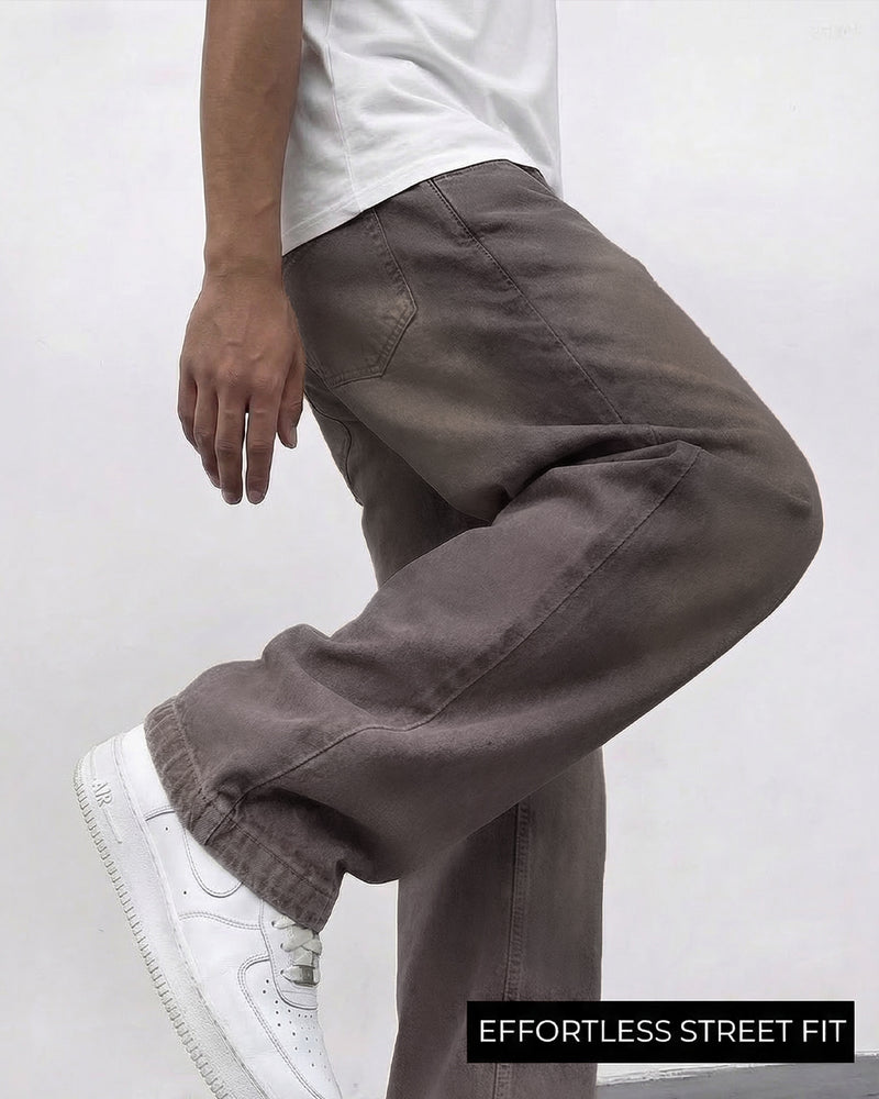 Vintage Brown Baggy Jeans
