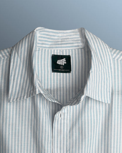 BTS Half Sleeve Striped Shirt