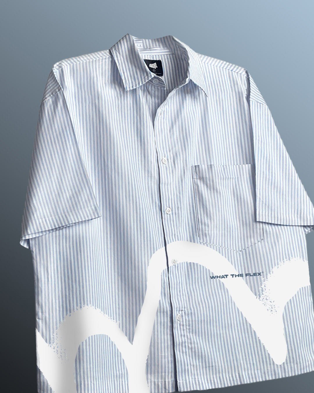 BTS Half Sleeve Striped Shirt