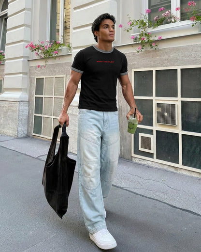 By Myself Slim Fit Ringer T-shirt