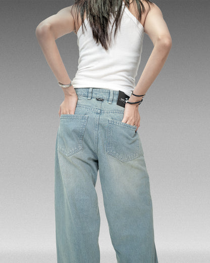 Frost Blue Baggy Jeans