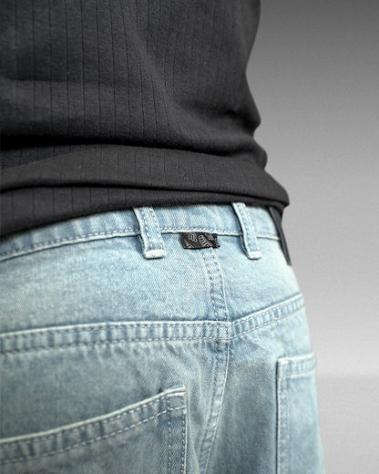 Frost Blue Baggy Jeans