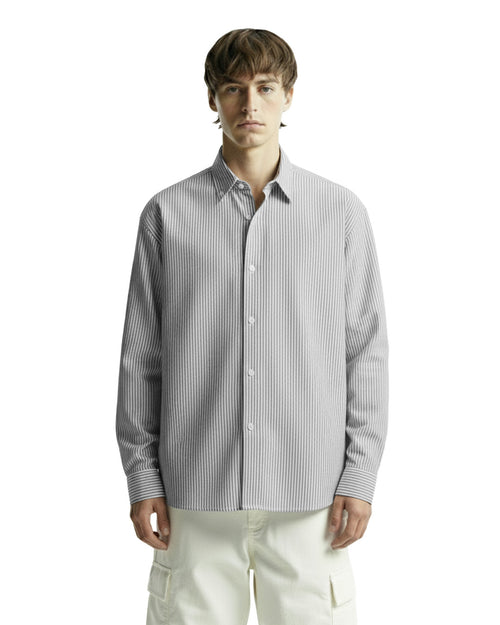 Basic Black Striped Shirt