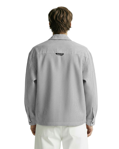 Basic Black Striped Shirt