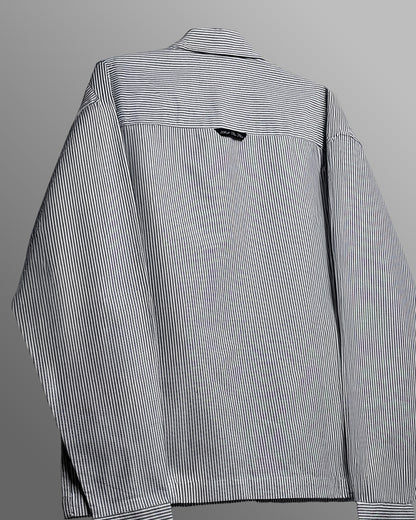 Basic Black Striped Shirt