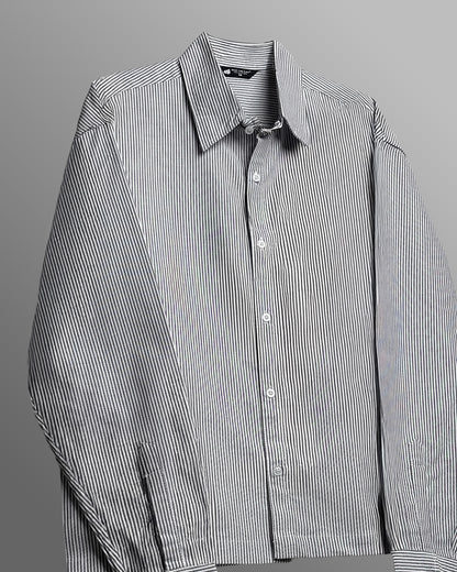 Basic Black Striped Shirt