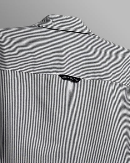 Basic Black Striped Shirt