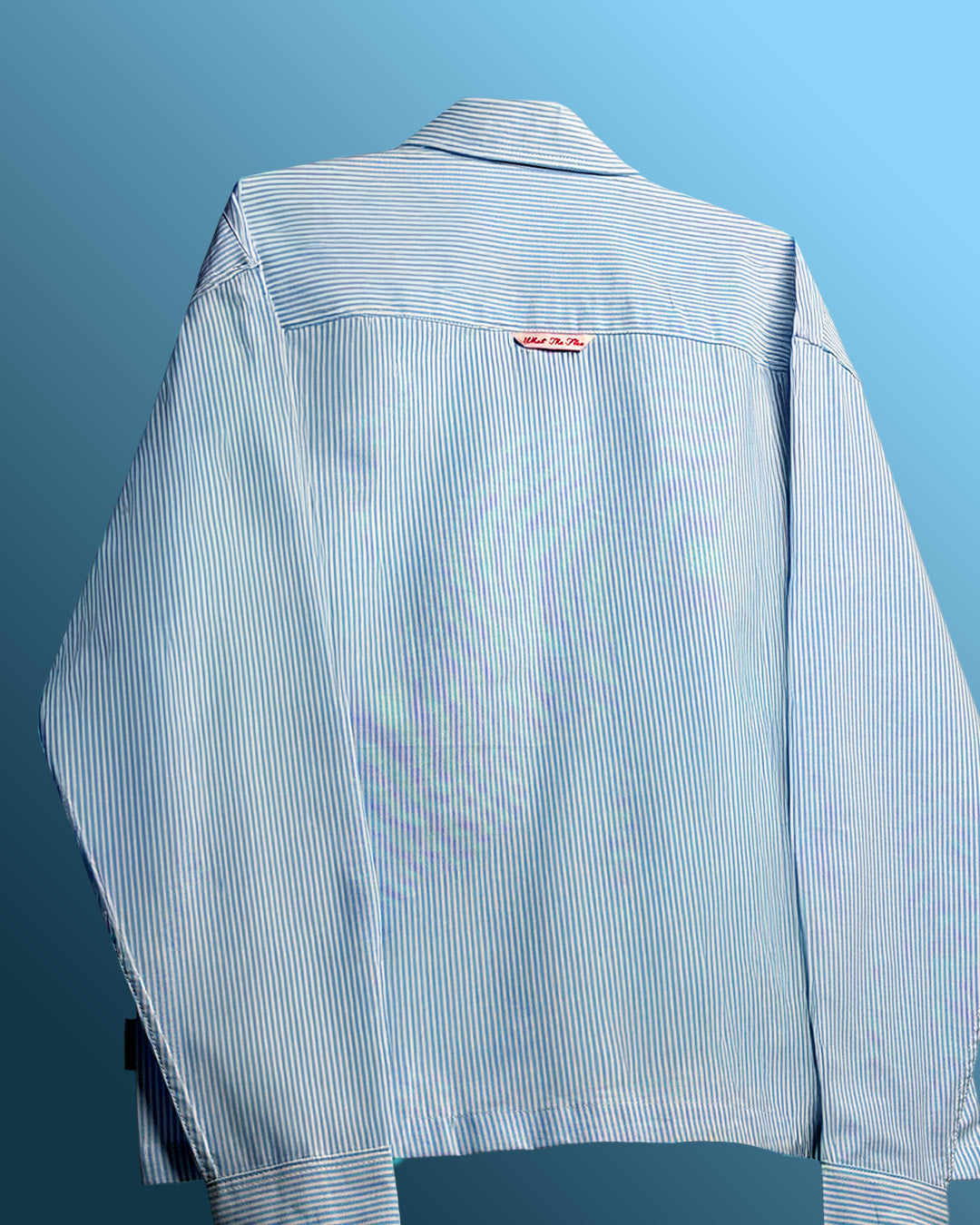 Basic Blue Striped Shirt