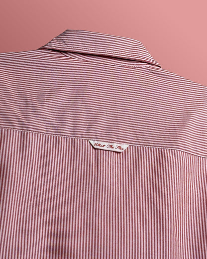 Basic Red Striped Shirt