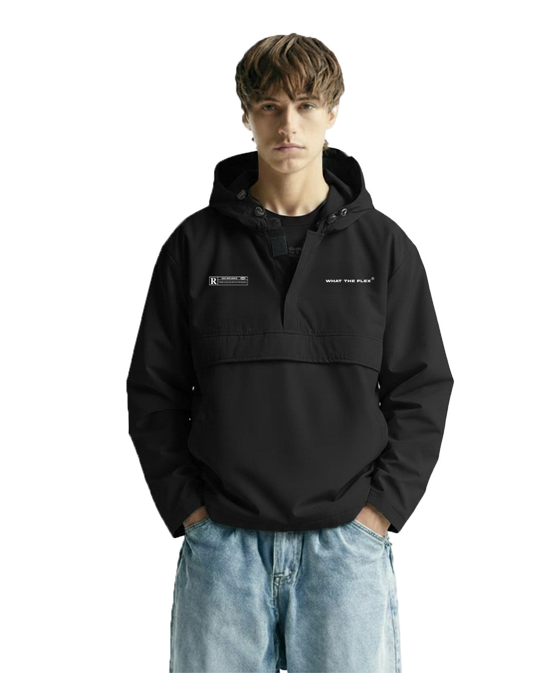 Signature Black Air Nylon Hoodie