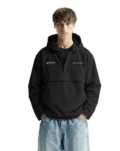 Signature Black Air Nylon Hoodie