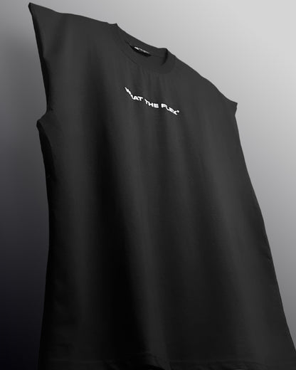 Worldwide Black Cotton Vest