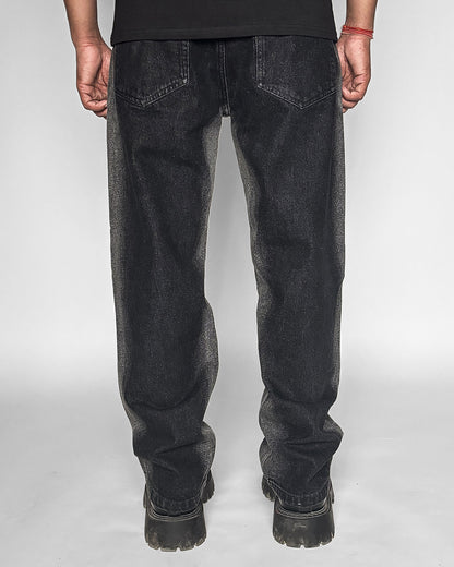 Black Denim Oversized  Jeans