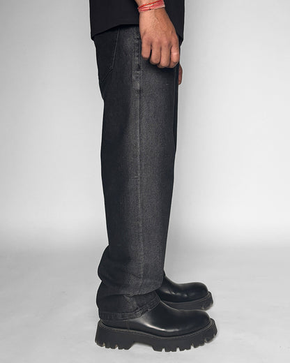 Black Denim Oversized  Jeans