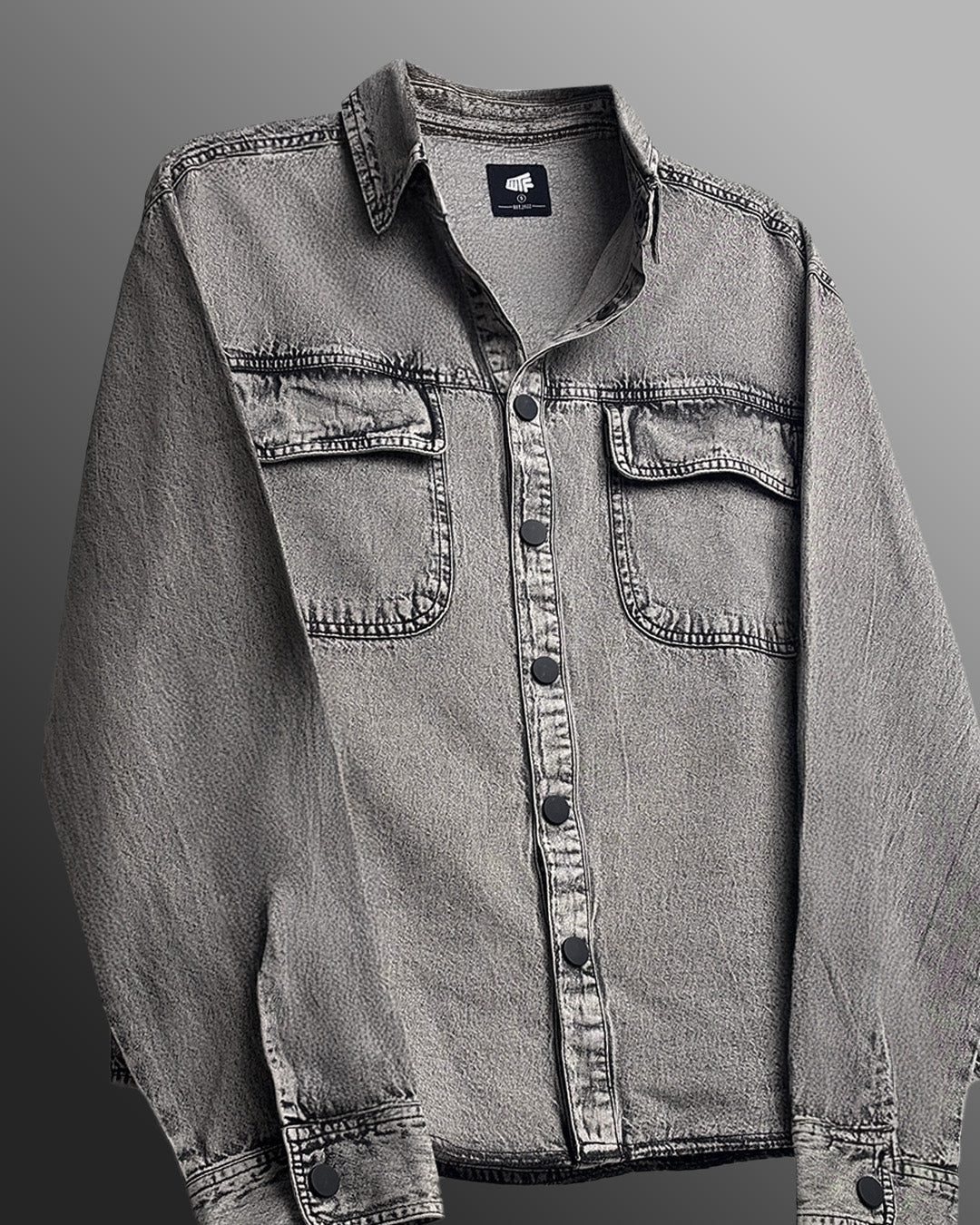Blank Space Grey Denim Shirt