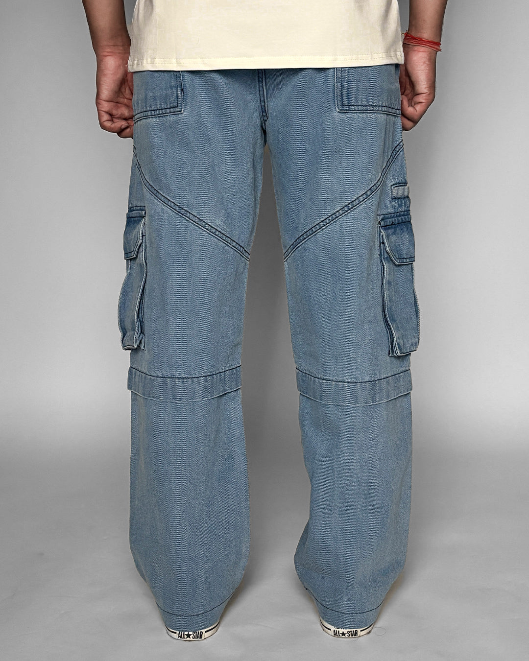 BLUE DENIM Oversized Jeans