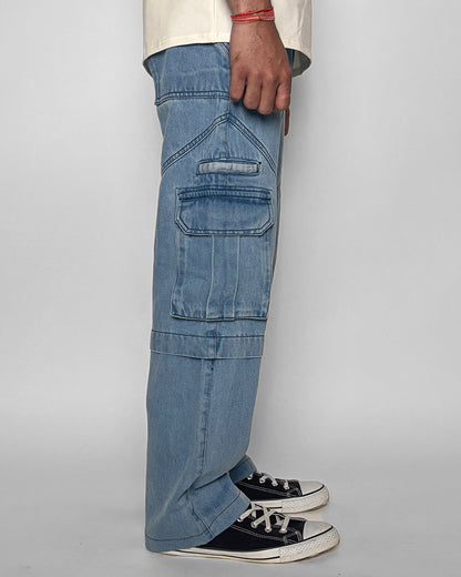 BLUE DENIM Oversized Jeans