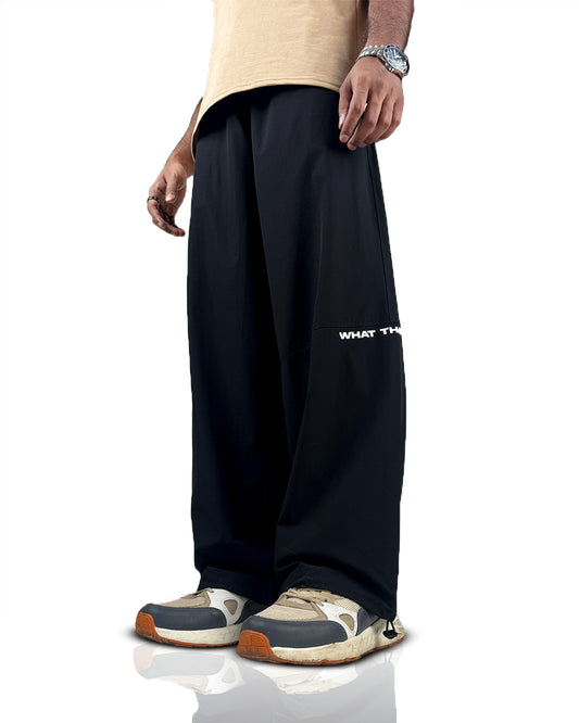 Black Breakout Parachute Pants
