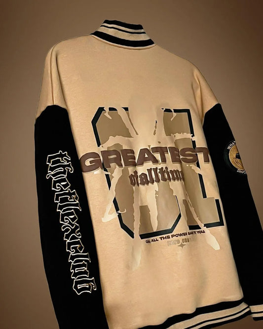 Brown Varsity Jacket for Men