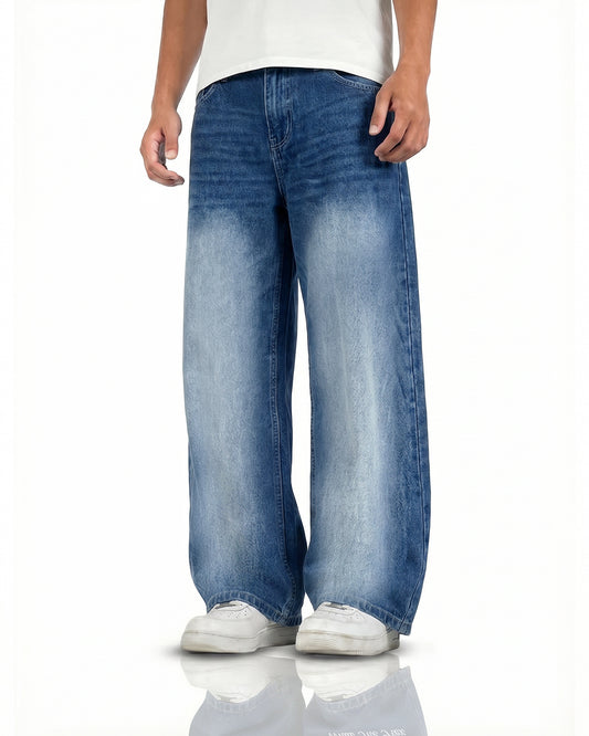 Cool Blue Baggy Jeans