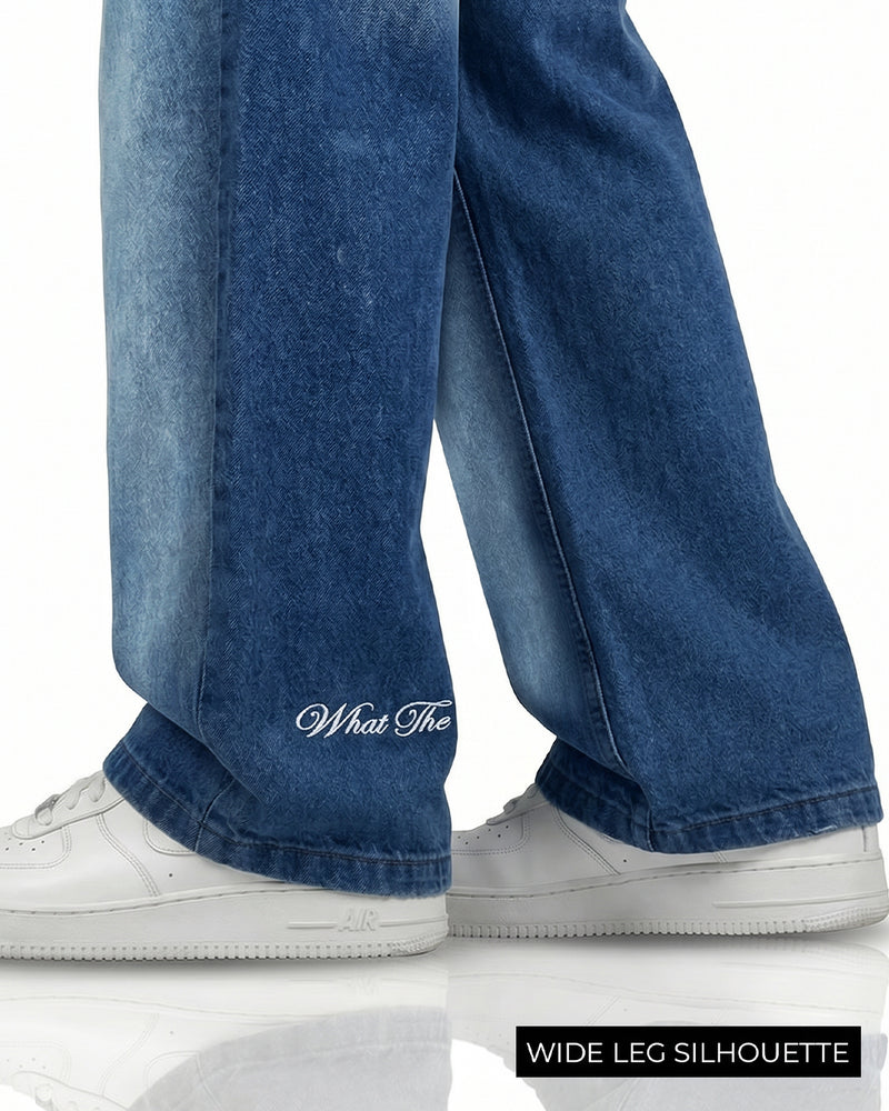 Cool Blue Baggy Jeans