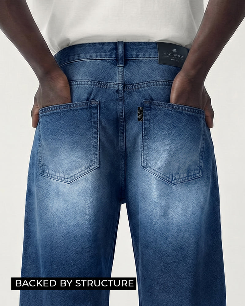 Cool Blue Baggy Jeans
