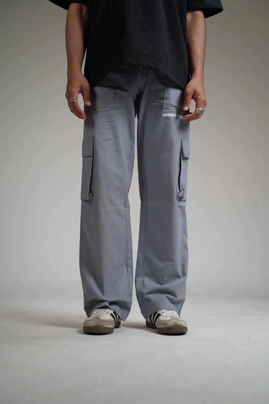 Steel Grey Unisex Cargo - WHAT THE FLEX