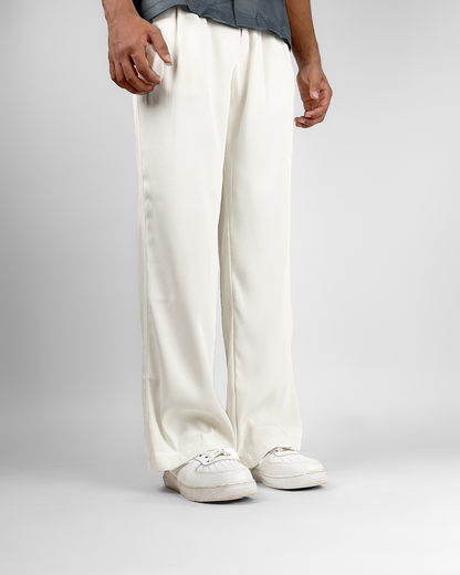 Classic Cream  Korean Pants