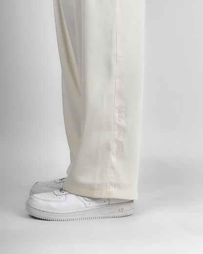Classic Cream  Korean Pants