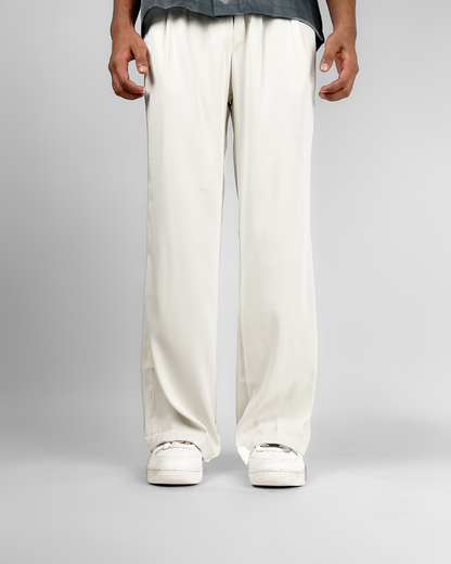Cream Classic Korean Pants