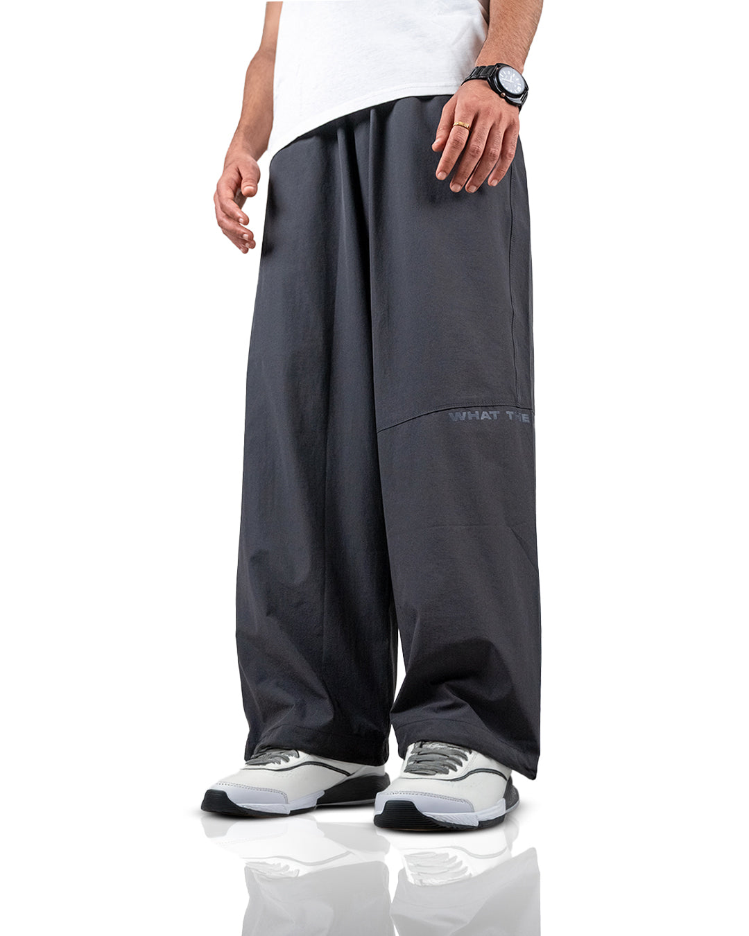 Charcoal Breakout Parachute Pants