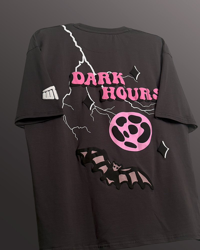 Dark Hours Grey Oversized T-shirt