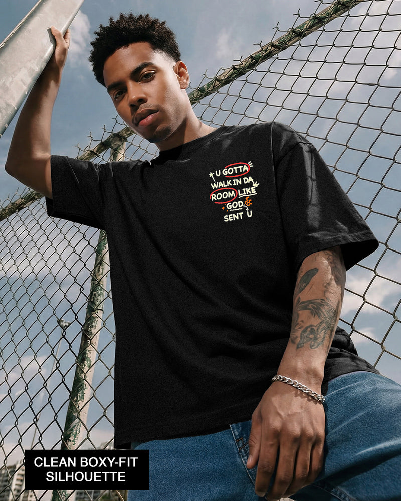 Da Win Acid Wash Boxy-Fit T-shirt