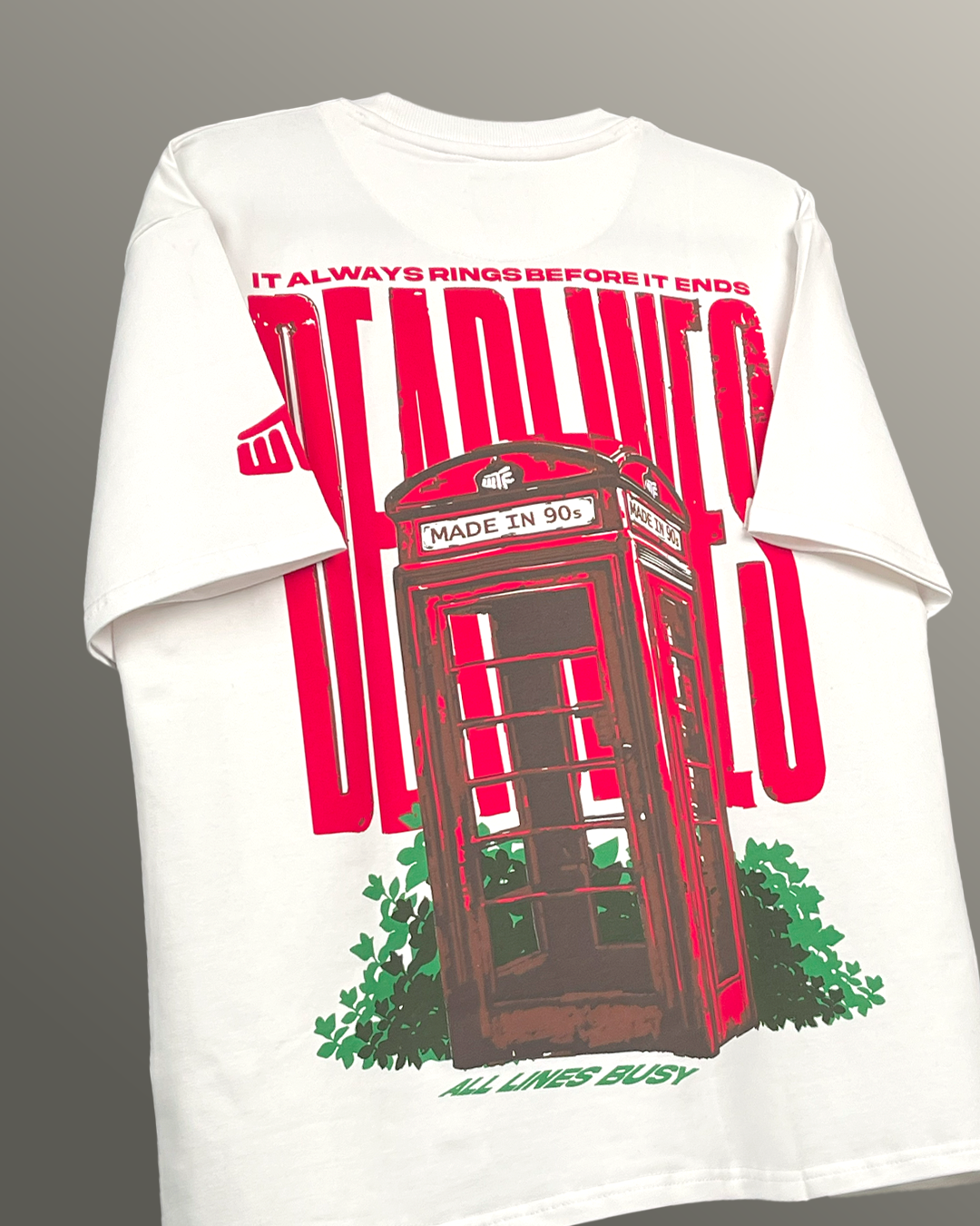 Deadlines White Heavyweight T-Shirt