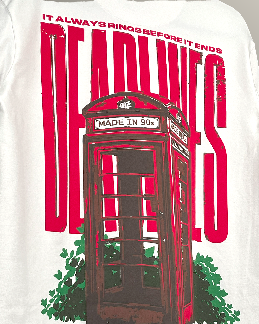 Deadlines White Heavyweight T-Shirt